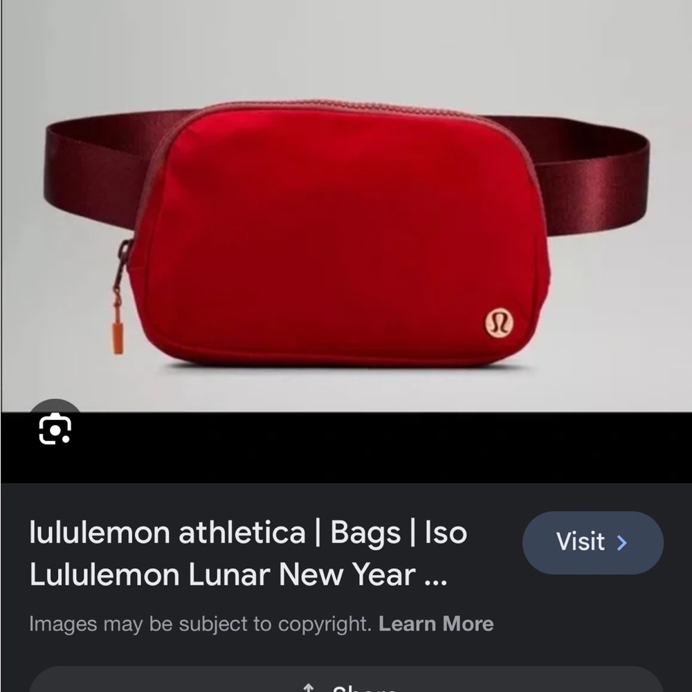 Lululemon everywhere belt bag lunar new year